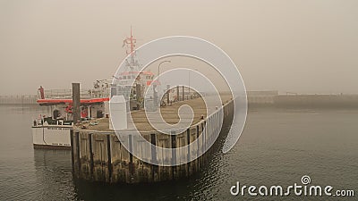 Cityscape of Helgoland, popular German paradise holiday island in the North Sea Editorial Stock Photo