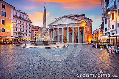 Pantheon, Rome. Stock Photo