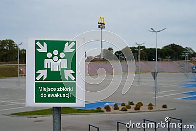 CITYSCAPE IN KOLOBRZEG Editorial Stock Photo