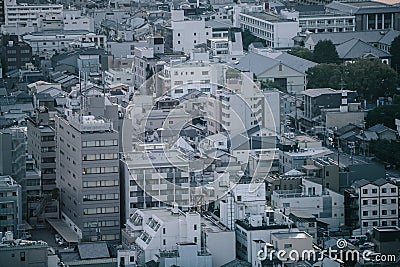 Cityscape of Kyoto view , Japan Stock Photo