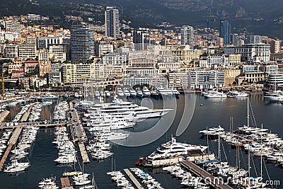 Monte Carlo - Principality of Monaco, French Riviera Editorial Stock Photo