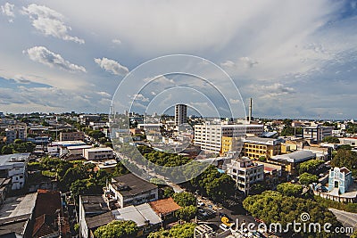 The cityscape of Manaus, Brazil Editorial Stock Photo