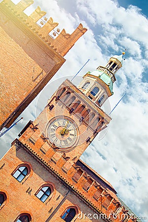 Cityscape of Modena, medieval town situated in Italy Stock Photo