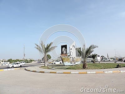 Cityscape of Najaf, Iraq Editorial Stock Photo