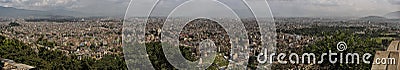 Cityscape panorama of Kathmandu. Nepal. Stock Photo