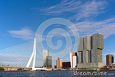 Cityscape Rotterdam Editorial Stock Photo