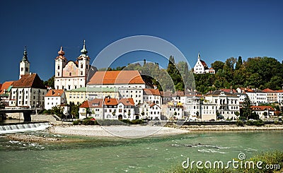 Cityscape of Steyr Stock Photo