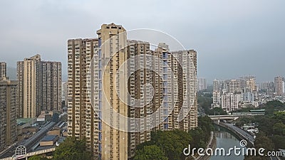 a cityscape of Tai Wo, hong kong 23 Jan 2023 Stock Photo