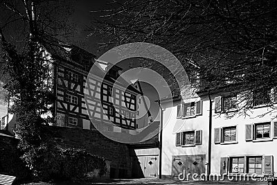 Cityscape of the town of Braunlingen Schwarzwald germany Stock Photo