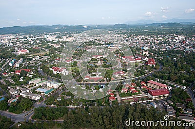 Cityscape of yala city, thailand Stock Photo