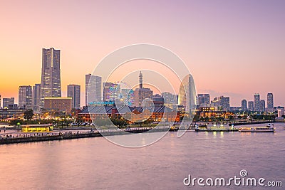 Cityscape of Yokohama in Japan Editorial Stock Photo