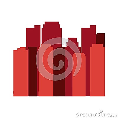 Cityspace buildings concept Vector Illustration