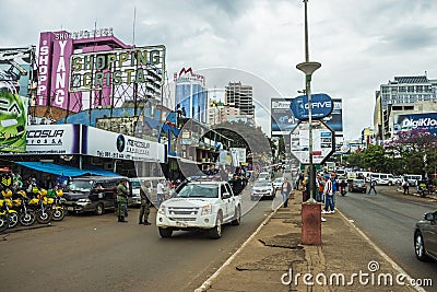 Ciudad del Este - Paraguay Editorial Stock Photo