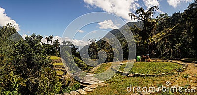 Ciudad Perdida aka the Lost City in Colombia. Editorial Stock Photo