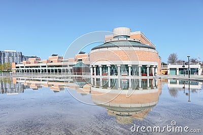 Civic center in Markham, Canada on a sunny day Editorial Stock Photo