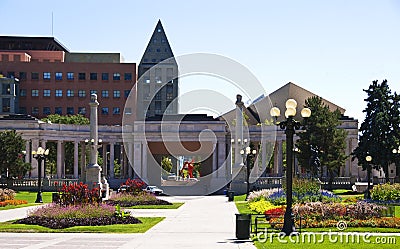 Civic Center Park in Denver Stock Photo