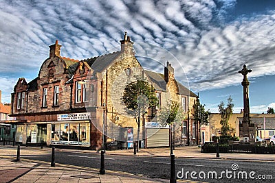 Tranent Town Centre, East Lothian Editorial Stock Photo