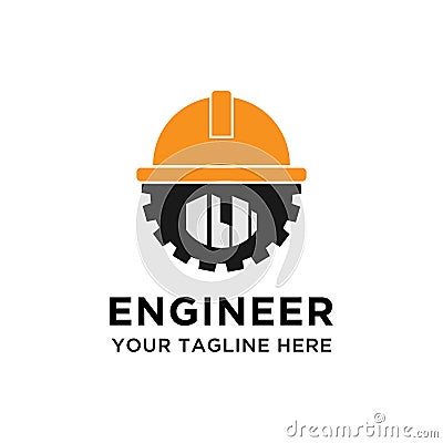 Civil building engineering logo design template Stock Photo
