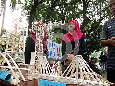 Civil engineering student Editorial Stock Photo