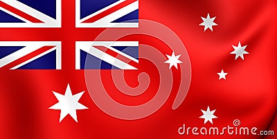 Civil Ensign of Australia Stock Photo