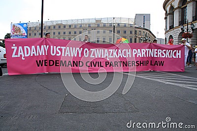 Civil partnership law Editorial Stock Photo