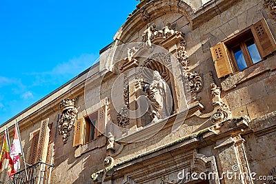 Civil war archive in Salamanca facade Spain Stock Photo