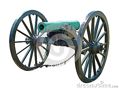 Civil war cannon Stock Photo