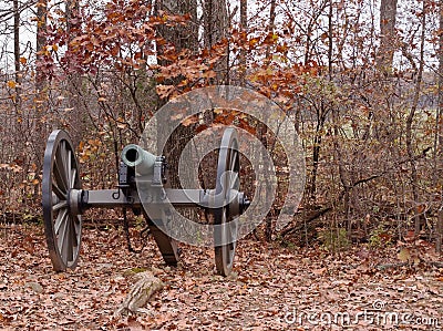 A Civil War Cannon from Gettysburg, Pennsylvania Editorial Stock Photo