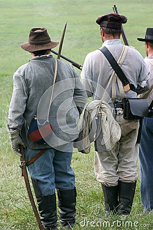 Civil War Reenactment Editorial Stock Photo