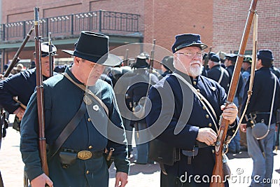 Civil War Reenactors Editorial Stock Photo