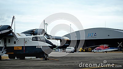 Cl-215 Scooper royal thai navy Editorial Stock Photo