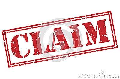 Claim red stamp Stock Photo