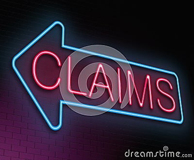 Claims concept. Stock Photo