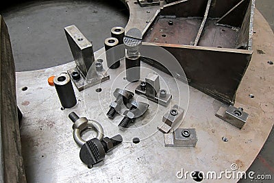Clamp Stopper Stock Photo