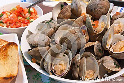 Clams Stock Photo