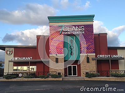 7 Clans casino redrock Oklahoma Editorial Stock Photo