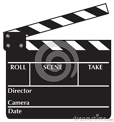 Clapboard Vector Illustration