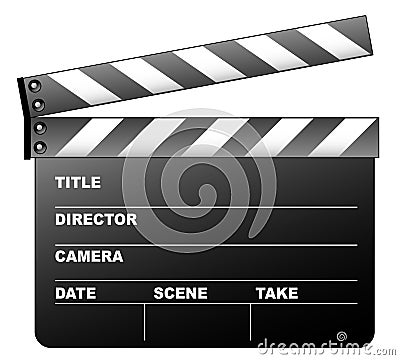 Clapboard Vector Illustration