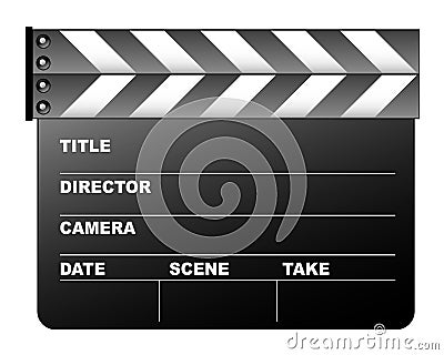 Clapboard Vector Illustration