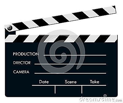 Clapboard Stock Photo