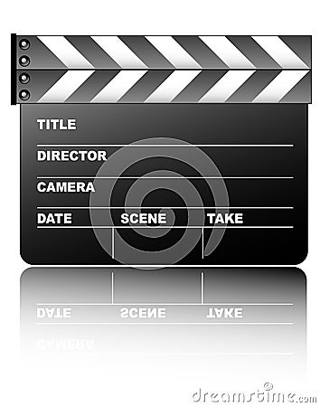 Clapboard Vector Illustration