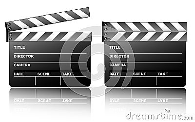 Clapboard Vector Illustration