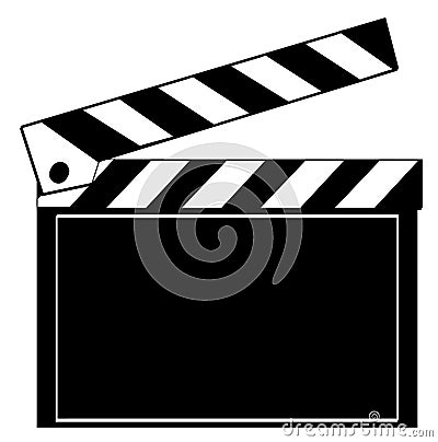 Clapboard Vector Illustration