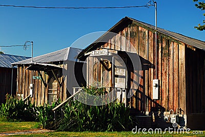 Clapboard shacks in rural Mississippi Editorial Stock Photo