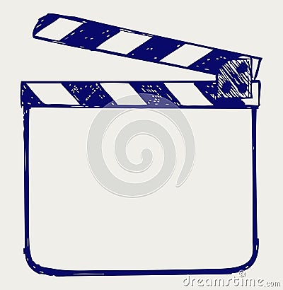 Clapper board Vector Illustration