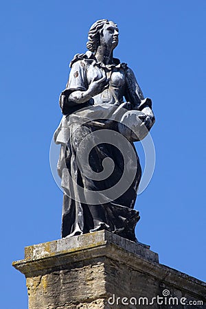 Clarendon Building Sculpture in Oxford, UK Editorial Stock Photo