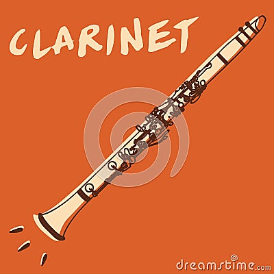 Clarinet vector Vector Illustration