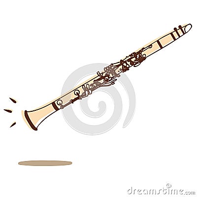 Clarinet vector Vector Illustration