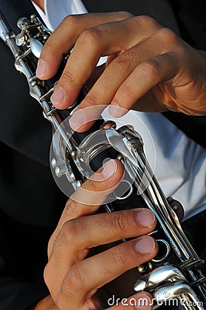 Clarinetist Stock Photo