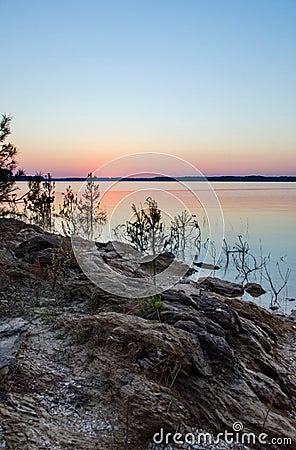 Clarks Hill Lake, Mistletoe State Park Georgia Stock Photo